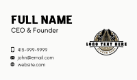 Chainsaw Forestry Logging Business Card Image Preview