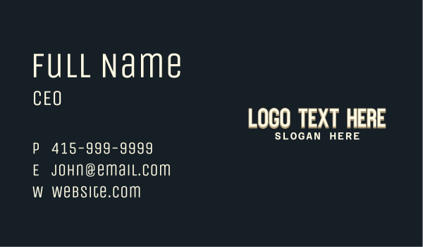 Generic Marketing Wormark Business Card Design Image Preview