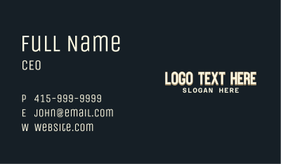 Generic Marketing Wormark Business Card Image Preview