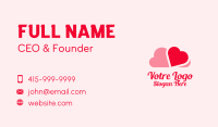 Romantic Heart Cloud Business Card Image Preview
