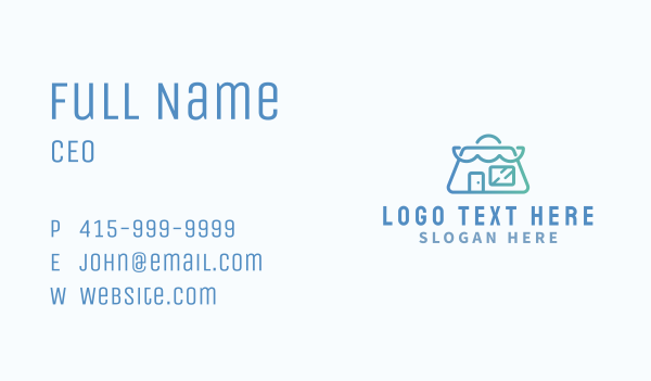Online Ecommerce Store Business Card Design Image Preview
