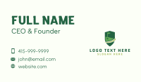 Golf Flag Shield Tournament Business Card Image Preview