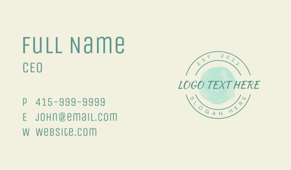 Feminine Makeup Wordmark Business Card Design Image Preview