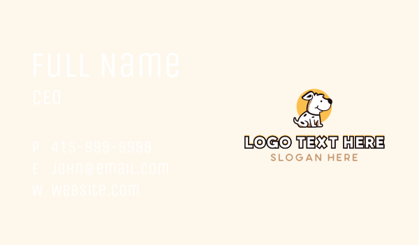 Pet Dog Veterinarian Business Card Design Image Preview