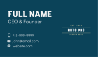 Generic Professional Wordmark Business Card Image Preview