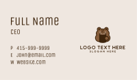 Brown Bear Coffee Mug Business Card Image Preview