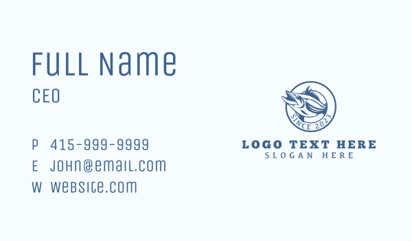 Fishing Tuna Fishery Business Card Design Image Preview