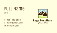 Mountain Peak Hiking  Business Card Image Preview