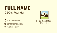 Mountain Peak Hiking  Business Card Image Preview