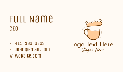 Bread & Cup Cafe Business Card
