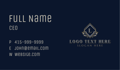 Ornamental Boutique Decor Business Card Image Preview