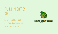 Leprechaun Shamrock Business Card Image Preview