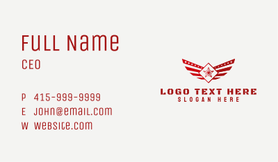 Pilot Star Wing Business Card Image Preview