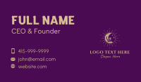 Moon Magic Shine Business Card Design