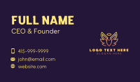 Holistic Angel Wings Business Card Design