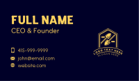 Shovel Construction Landscaping Business Card Image Preview