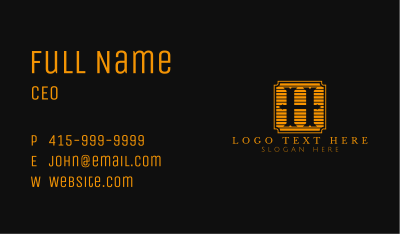 Artisanal Craft Brewery Business Card Image Preview