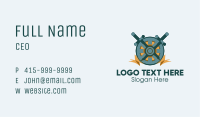 Medieval Armor Insignia  Business Card Image Preview