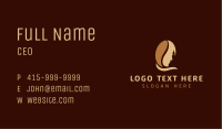 Lady Face Coffee Bean Business Card Image Preview