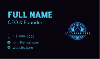Pressure Wash House Cleaning Business Card Design