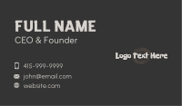 Stone Age Wordmark  Business Card Image Preview