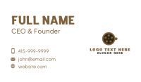 Coffee Reel Business Card Design