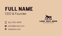 Doberman Dog Training Business Card Design
