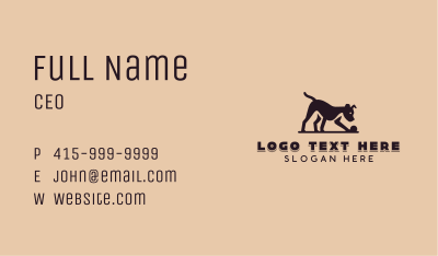 Doberman Dog Training Business Card Image Preview