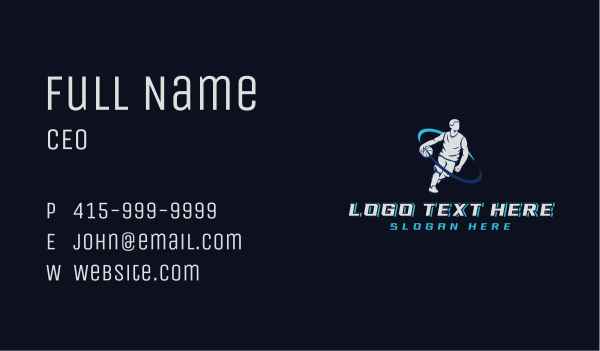Basketball Varsity Player Business Card Design Image Preview