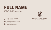 Viking Beard Man Business Card Image Preview