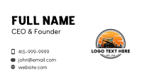 Skid Excavator Demolition Business Card Preview