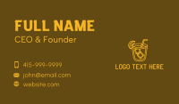 Golden Liquor Cocktail  Business Card Preview