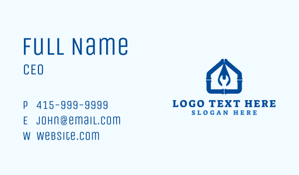 Home Water Pipes Repair Business Card Design Image Preview