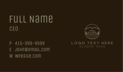 Mountain Countryside Barn Business Card Image Preview