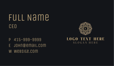 Flower Elegant Jeweler Business Card Image Preview