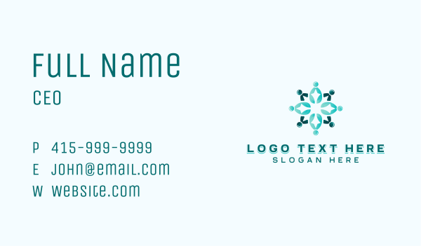 Human Community Organization Business Card Design Image Preview