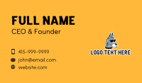 Dog Sunglasses Mascot Business Card Image Preview