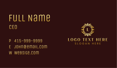  Luxury Premium Crest Business Card Image Preview