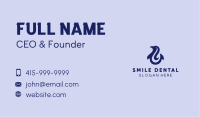 Blue Dolphin Hook Business Card Image Preview