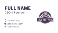 Megaphone Cheerleading Competition Business Card Preview