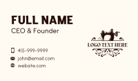 Sewing Fashion Tailoring Business Card Preview