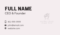 Nature Woman Face  Business Card Image Preview