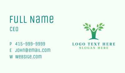 Holistic Human Wellness Business Card Image Preview