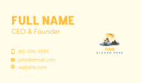 Tropical Summer Surfing Business Card Image Preview