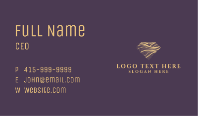 Gold Generic Diamond   Business Card Image Preview