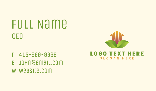 Leaf Arrow Analytics Business Card Design Image Preview
