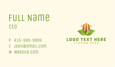 Leaf Arrow Analytics Business Card Image Preview