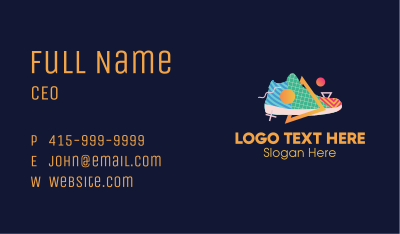 Sneaker Pop Art Business Card Image Preview