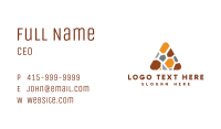 Triangle Stone Pyramid Business Card Image Preview