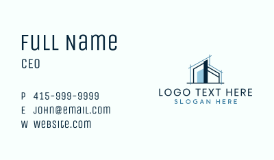 Real Estate Housing Business Card Image Preview